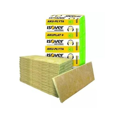 ISOVER Akuplat+ 0,037W/mK 10cm táblás üveggyapot 1200x600mm 7,2m2/csm 20 cs/#